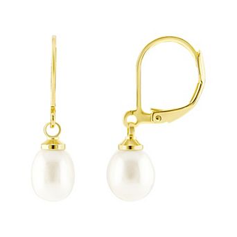 PRIMROSE Cultured Freshwater Pearl Drop Earrings