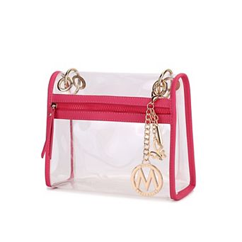 MKF Collection Gia Crossbody Bag With Adjustable Strap & Zip Closure