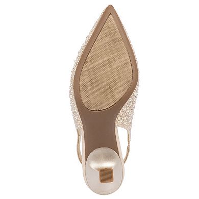 sugar Dazzy Bow Women's Closed Toe Dress Pumps