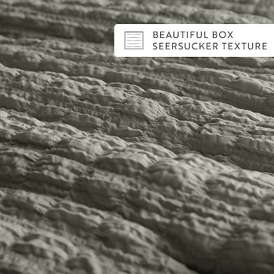 Home Collection Seersucker Textured Down-Alternative Comforter Set