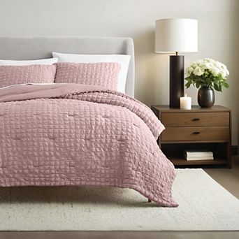 Home Collection Seersucker Textured Down-Alternative Comforter Set