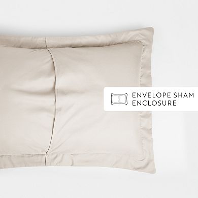 Home Collection Textured Gauze Crinkle Comforter Set with Shams