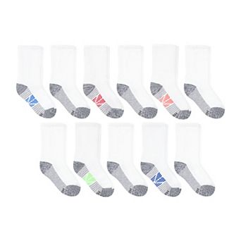Boys Hanes Ultimate® 11 pk Double Tough Crew Socks