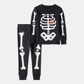 Baby Boy Carter’s 2 pc Glow Skeleton Pajama Top & Pajama Bottoms Set