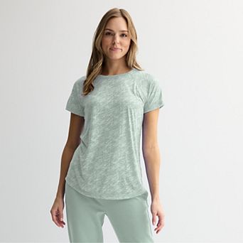 Petite Tek Gear® Essential Core Raglan Tee