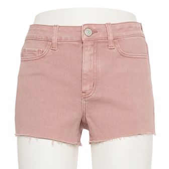 Juniors' SO® High-Rise Shortie Shorts