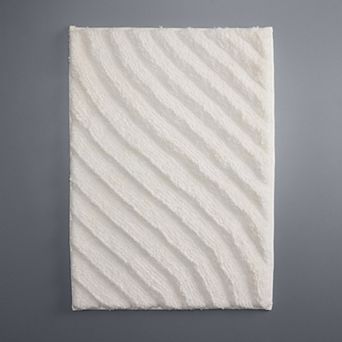 Simply Vera Vera Wang Premium Luxury Textured Bath Rug