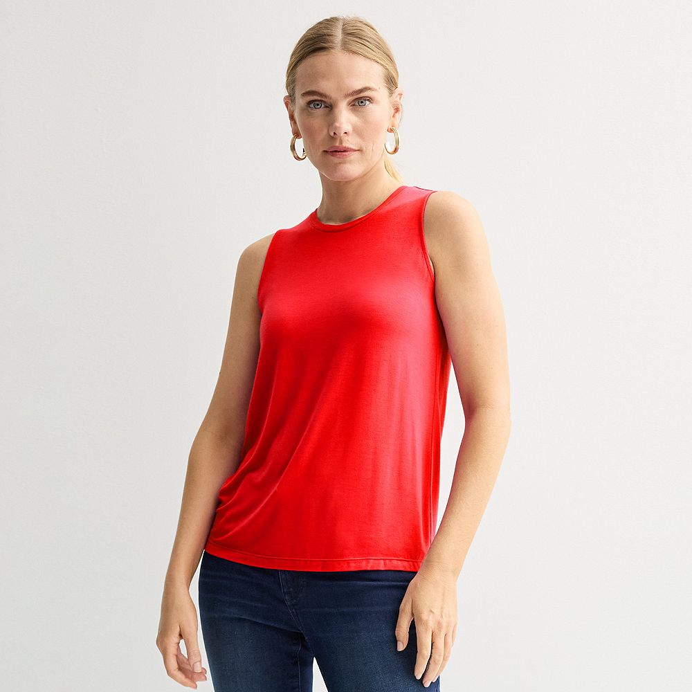 Nine West Essential Easy High-Neck Tank Top