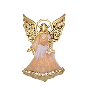 Napier Gold Tone Angel Pin