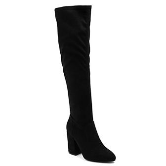 sugar Embassy Women's High Shaft Block Heel Boots
