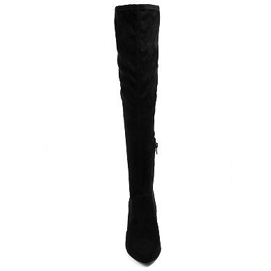 sugar Embassy Women's High Shaft Block Heel Boots