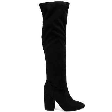 sugar Embassy Women's High Shaft Block Heel Boots