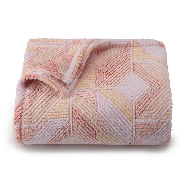 The Big One® Oversized Supersoft Plush Throw Blanket - Geo Glue Print