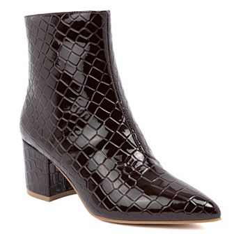 sugar Nightlife Women's Ankle Wedge Boots