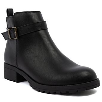 sugar Cameron Women's Ankle Boots with Buckle Detail