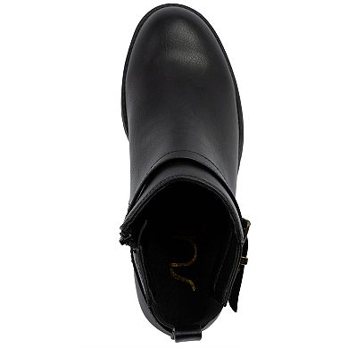 sugar Cameron Women's Ankle Boots with Buckle Detail