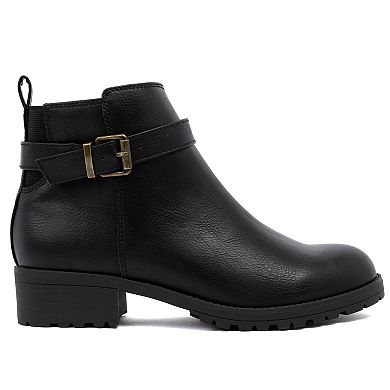 sugar Cameron Women's Ankle Boots with Buckle Detail