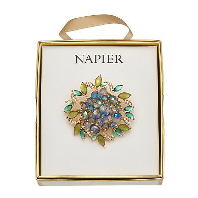 Napier Gold Tone Flower Pin