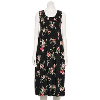 Women's Croft & Barrow® Smocked Midi Dress