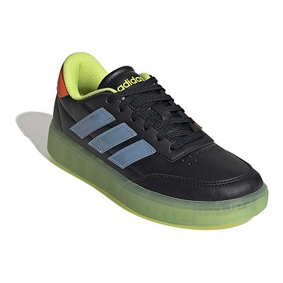adidas gazelle silver green womens adidas Nora Black Green White Leather Shoes