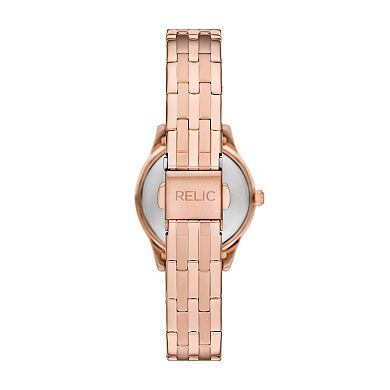Relic by Fossil Women's Rose Gold-Tone Bracelet Watch