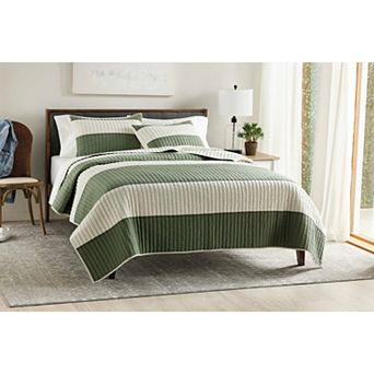 Sonoma Goods For Life® Sunbury Stripe Pieced Quilt or Sham