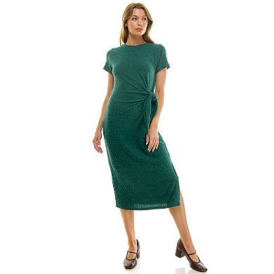 Women's Luxology Side Tie Midi Dress
