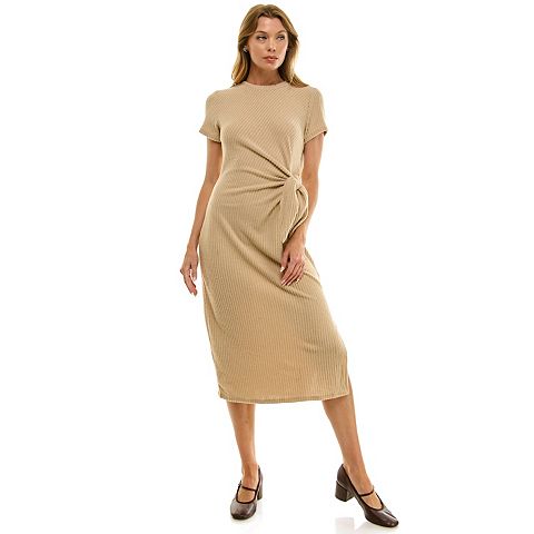Женские платья Luxology Women's Luxology Side Tie Midi Dress