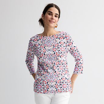 Women's Croft & Barrow® Boatneck Top