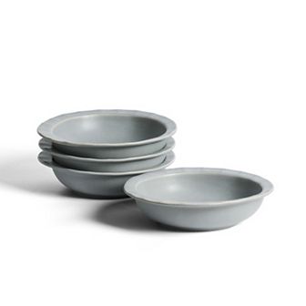 Stone Lain Oasis Textured Stoneware 4 pc Pasta Bowl Set
