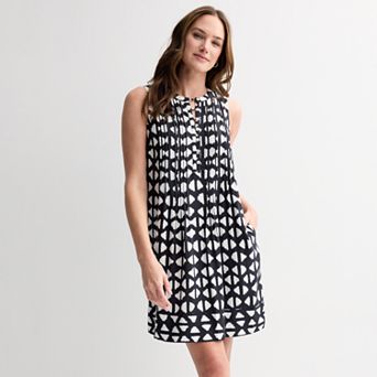 Women's Sonoma Goods For Life® Sleeveless Pintuck Dress