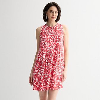 Women's Sonoma Goods For Life® Sleeveless Pintuck Dress