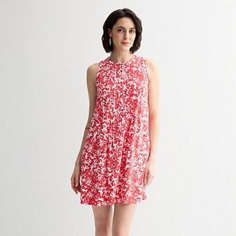 Petite Sonoma Goods For Life® Sleeveless Pintuck Dress