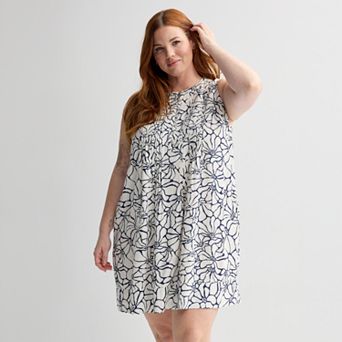 Plus Size Sonoma Goods For Life® Pintuck Dress