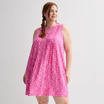 Plus Size Sonoma Goods For Life® Pintuck Dress