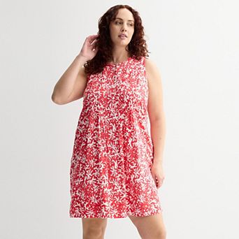 Plus Size Sonoma Goods For Life® Pintuck Dress