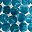 Teal Dot Print