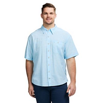 Big & Tall IZOD Dockside Short Sleeve Chambray