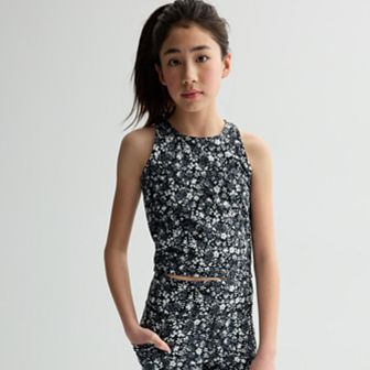 Girls 7-20 Tek Gear® Longline Bra Tank Top in Regular & Plus