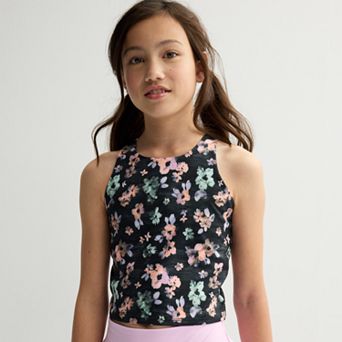 Girls 7-20 Tek Gear® Longline Bra Tank Top in Regular & Plus