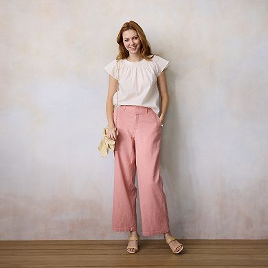 Women's LC Lauren Conrad Drapey Elastic Back Trouser Pants