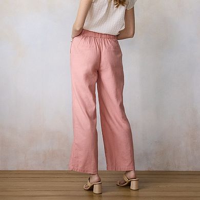 Women's LC Lauren Conrad Drapey Elastic Back Trouser Pants
