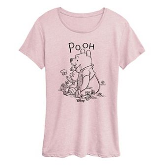 Women's Disney's Winnie The Pooh Piglet & Pooh Graphic Tee