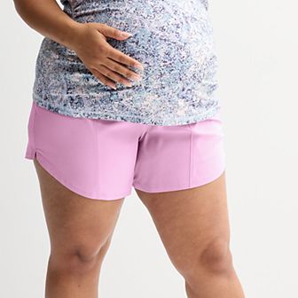 Plus Size Tek Gear Multi-Purpose Maternity Athletic Shorts