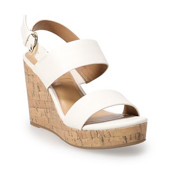 LC Lauren Conrad Samona Women's Wedge Sandals