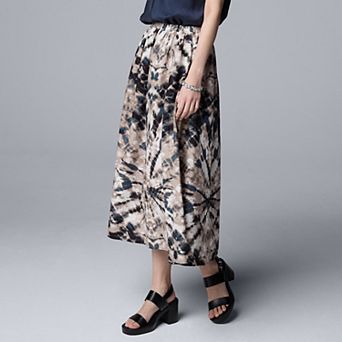 Women's Simply Vera Vera Wang Pull On Midi Skirt