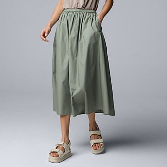 Women's Simply Vera Vera Wang Pull On Midi Skirt