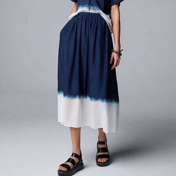 Women's Simply Vera Vera Wang Pull On Midi Skirt