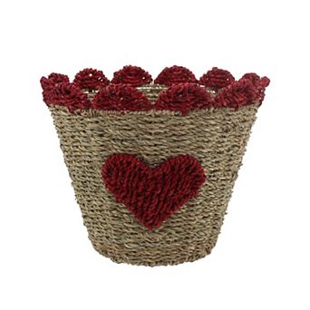 Celebrate Together™ Valentine's Day Scallop Heart Storage Basket