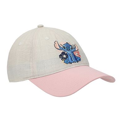 Women's Disney’s Stitch Embroidered Character & Flowers Baseball Cap